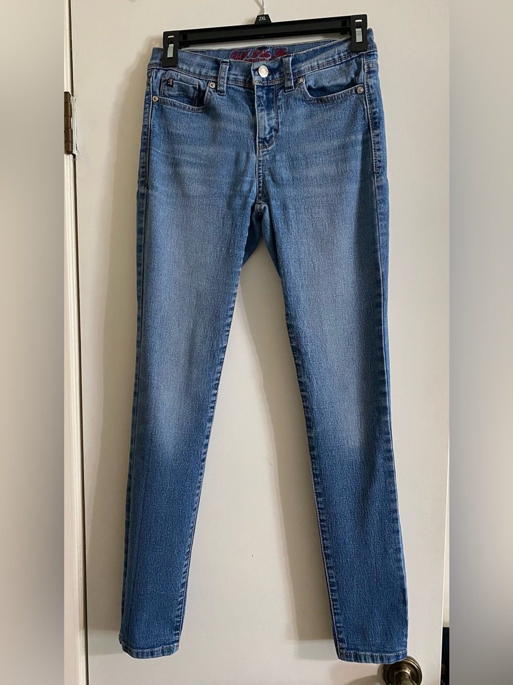 U.S. Polo association Classic High-Rise Skinny Jeans in Light Blue